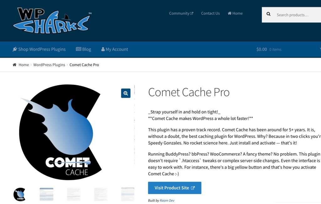 Best WordPress Cache Plugin: Comet Cache Pro
